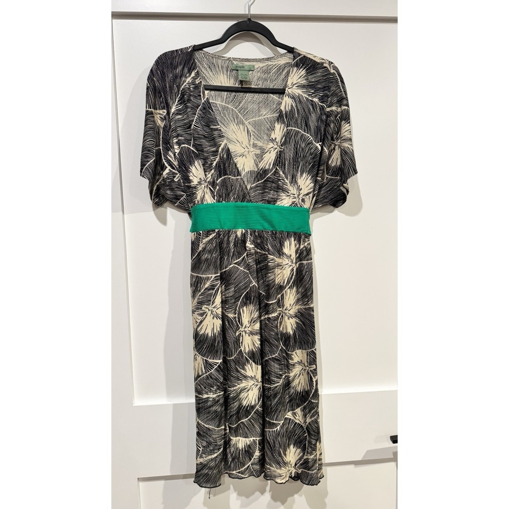 Anthropologie Maple Silk Dress Dolman Sleeve Sheath‎ Classic Hawaii Resort Small